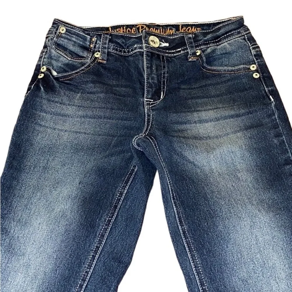 Justice Premium Mid-Rise Super Skinny Jeans